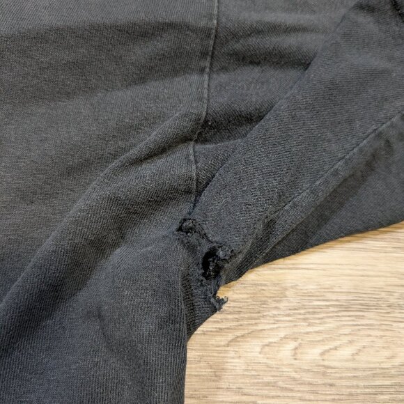 Vintage Terminator 2 3D Universal Studios Graphic Shirt Men's Large Black Skull - Picture 5 of 10